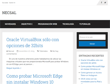 Tablet Screenshot of necsal.es